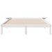 Cadru de pat cu mese laterale Alb 140 x 220 cm - WALTI WALTI