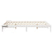 Cadru de pat cu mese laterale Alb 160 x 220 cm - WALTI WALTI