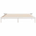 Cadru de pat cu mese laterale Alb 200 x 220 cm - WALTI WALTI