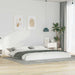Cadru de pat Alb 200 x 200 cm Lemn de pin masiv - WALTI WALTI