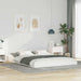 Cadru de pat Alb 150 x 200 cm Lemn de pin masiv - WALTI WALTI