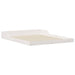 Cadru de pat Alb 150 x 200 cm Lemn de pin masiv - WALTI WALTI