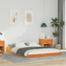 Cadru de pat Maroniu cerat 140 x 190 cm Lemn de pin masiv - WALTI WALTI