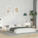 Cadru de pat Alb 135 x 190 cm Lemn de pin masiv - WALTI WALTI