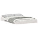 Cadru de pat Alb 135 x 190 cm Lemn de pin masiv - WALTI WALTI