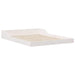Cadru de pat Alb 135 x 190 cm Lemn de pin masiv - WALTI WALTI