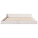 Cadru de pat Alb 135 x 190 cm Lemn de pin masiv - WALTI WALTI