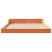 Cadru de pat Maroniu cerat 135 x 190 cm Lemn de pin masiv - WALTI WALTI