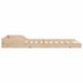 Cadru de pat natural 80 x 210 cm Lemn de pin masiv - WALTI WALTI
