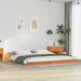 Cadru de pat Maroniu cerat 180 x 210 cm Lemn de pin masiv - WALTI WALTI