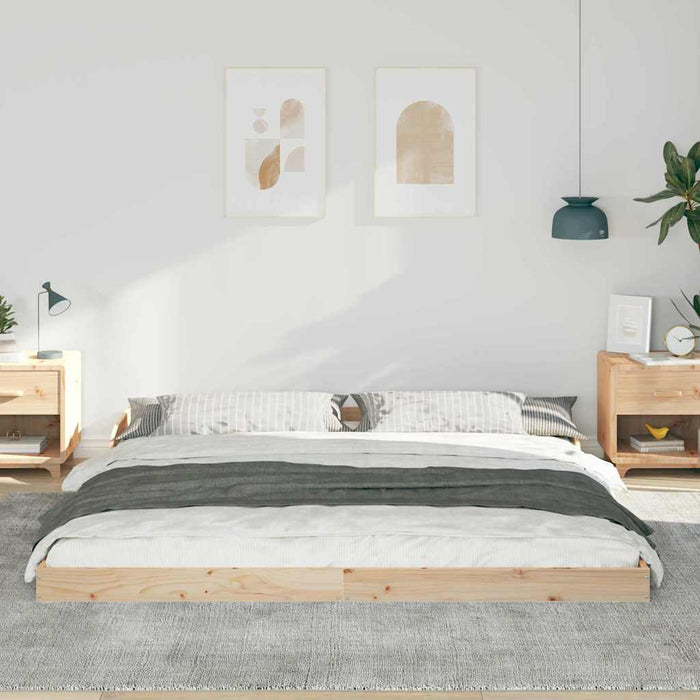 Cadru de pat Maro 200 x 210 cm Lemn de pin masiv - WALTI WALTI
