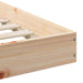 Cadru de pat natural 80 x 220 cm Lemn de pin masiv - WALTI WALTI