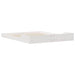 Cadru de pat Alb 140 x 220 cm Lemn de pin masiv - WALTI WALTI
