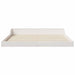 Cadru de pat Alb 160 x 220 cm Lemn de pin masiv - WALTI WALTI