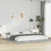 Cadru de pat Alb 200 x 220 cm Lemn de pin masiv - WALTI WALTI
