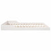 Cadru de pat Alb 200 x 220 cm Lemn de pin masiv - WALTI WALTI
