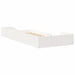 Cadru de pat Alb 100 x 200 cm Lemn de pin masiv - WALTI WALTI