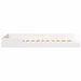 Cadru de pat Alb 100 x 200 cm Lemn de pin masiv - WALTI WALTI