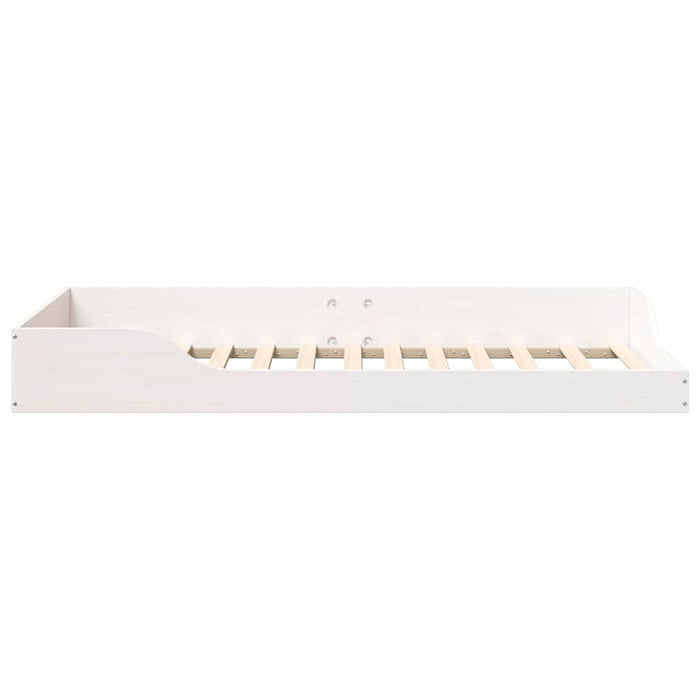 Cadru de pat Alb 90 x 190 cm Lemn de pin masiv - WALTI WALTI