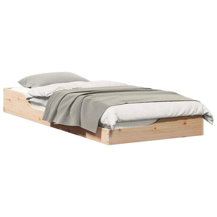 Cadru de pat Maro 80 x 210 cm Lemn de pin masiv - WALTI WALTI