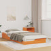 Cadru de pat Maroniu cerat 80 x 210 cm Lemn de pin masiv - WALTI WALTI
