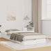 Cadru de pat Alb 90 x 210 cm Lemn de pin masiv - WALTI WALTI