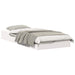 Cadru de pat Alb 90 x 210 cm Lemn de pin masiv - WALTI WALTI