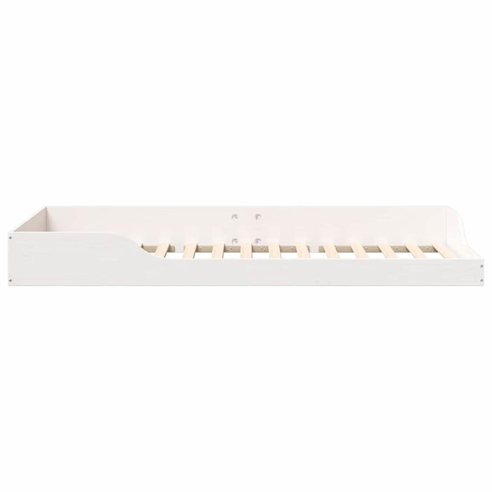 Cadru de pat Alb 90 x 210 cm Lemn de pin masiv - WALTI WALTI