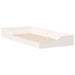 Cadru de pat Alb 100 x 210 cm Lemn de pin masiv - WALTI WALTI