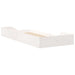 Cadru de pat Alb 100 x 210 cm Lemn de pin masiv - WALTI WALTI