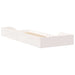 Cadru de pat Alb 80 x 220 cm Lemn de pin masiv - WALTI WALTI