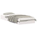 Cadru de pat Alb 90 x 220 cm Lemn de pin masiv - WALTI WALTI