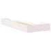 Cadru de pat Alb 90 x 220 cm Lemn de pin masiv - WALTI WALTI