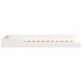 Cadru de pat Alb 90 x 220 cm Lemn de pin masiv - WALTI WALTI