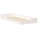 Cadru de pat Alb 100 x 220 cm Lemn de pin masiv - WALTI WALTI
