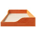 Cadru de pat Maroniu cerat 100 x 220 cm Lemn de pin masiv - WALTI WALTI