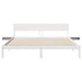 Cadru de pat cu headboard Alb 180 x 200 cm Lemn de pin masiv - WALTI WALTI