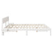 Cadru de pat cu headboard Alb 180 x 200 cm Lemn de pin masiv - WALTI WALTI