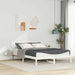 Cadru de pat cu headboard Alb 160 x 200 cm Lemn de pin masiv - WALTI WALTI