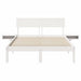 Cadru de pat cu headboard Alb 120 x 200 cm Lemn de pin masiv - WALTI WALTI