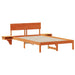 Cadru de pat Maroniu cerat 140 x 190 cm Lemn de pin masiv - WALTI WALTI