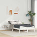 Cadru de pat cu headboard Alb 135 x 190 cm Lemn de pin masiv - WALTI WALTI