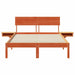 Cadru de pat Maroniu cerat 120 x 190 cm Lemn de pin masiv - WALTI WALTI