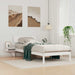Cadru de pat cu headboard Alb 90 x 190 cm Lemn de pin masiv - WALTI WALTI