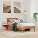 Cadru de pat Maroniu cerat 75 x 190 cm Lemn de pin masiv - WALTI WALTI
