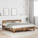Cadru de pat Lemn vechi 203 x 185 x 70 cm Lemn compozit - WALTI WALTI