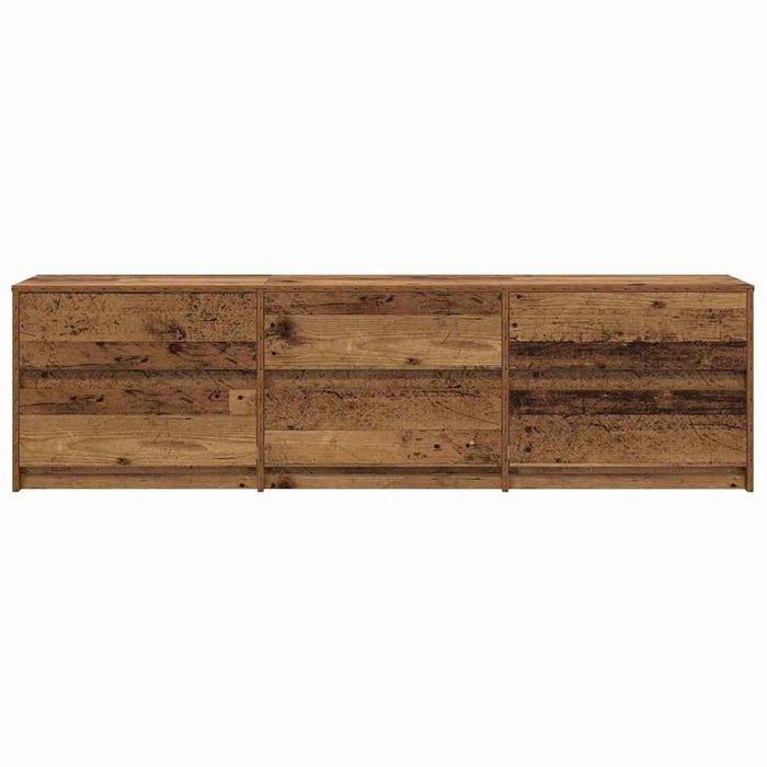 Cabinet TV cu lumini cu bandă LED cu sertar cu depozitare Maro 180 x 34 x 50 cm - WALTI WALTI