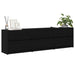 Cabinet TV Negru 182 x 34 x 50 cm Lemn compozit - WALTI WALTI