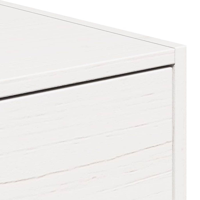 Noptieră 2 pcs Alb 50 x 32,5 x 24 cm Lemn masiv de pin - WALTI WALTI
