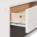 Noptieră 2 pcs Alb 50 x 32,5 x 24 cm Lemn masiv de pin - WALTI WALTI